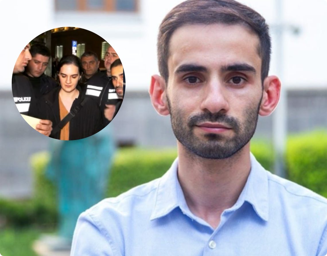 “პოლიციამ სახლში დააკავა გოგო, რომელსაც ტროტუარზე შარფის ტარების გამო 15 დღემდე პატიმრობა ემუქრება” – ნიკა სიმონიშვილი