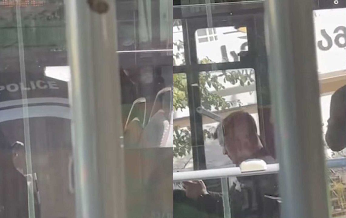 საზოგადოებრივ ტრანსპორტში მობილიზებული სპეცრაზმელები