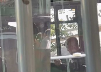 საზოგადოებრივ ტრანსპორტში მობილიზებული სპეცრაზმელები