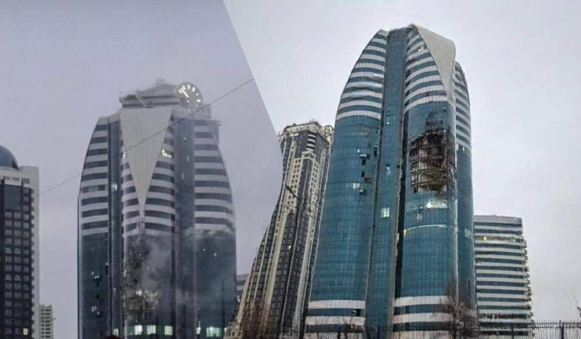 ჩეჩნეთში, გროზნოში, ერთ-ერთ მაღალსართულიან შენობაზე დრონით თავდასხმა მოხდა