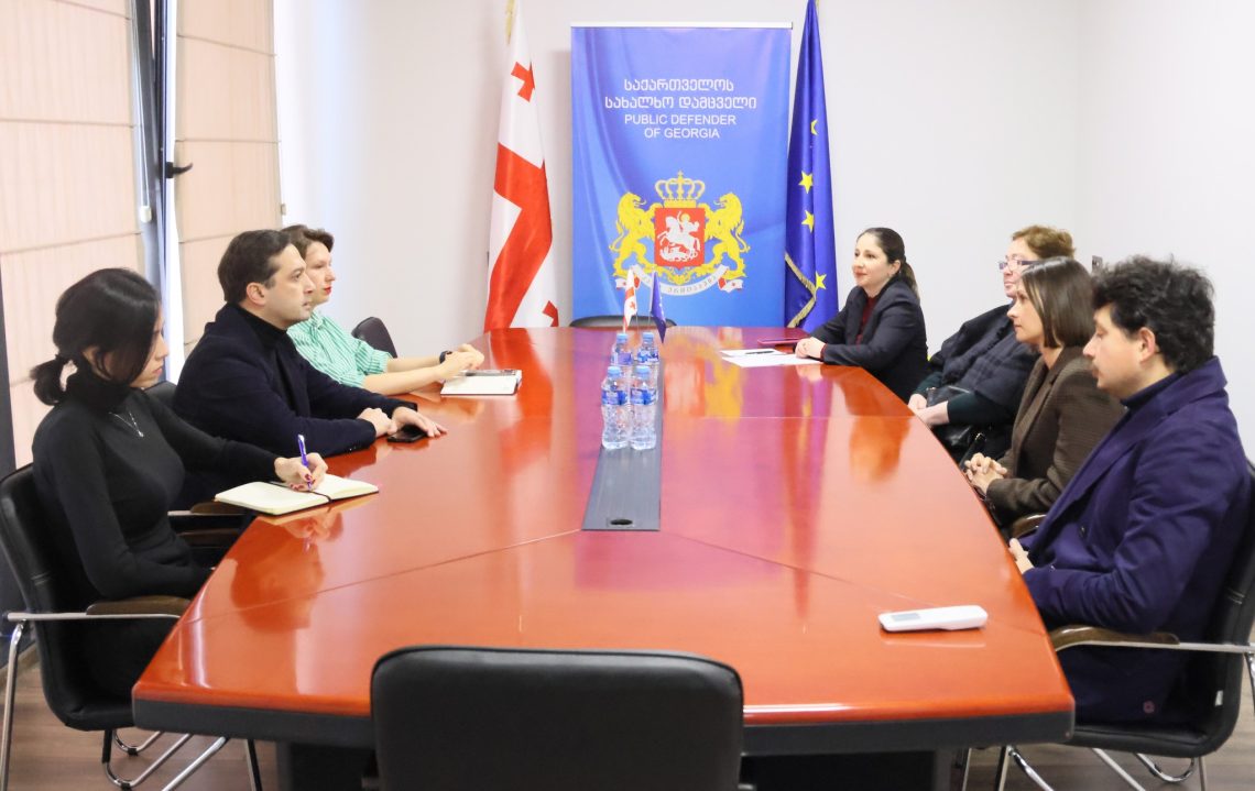 სახალხო დამცველი ლევან ხაბეიშვილის ოჯახის წევრებს შეხვდა