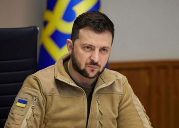 ვოლოდიმირ ზელენსკი განცხადებას ავრცელებს