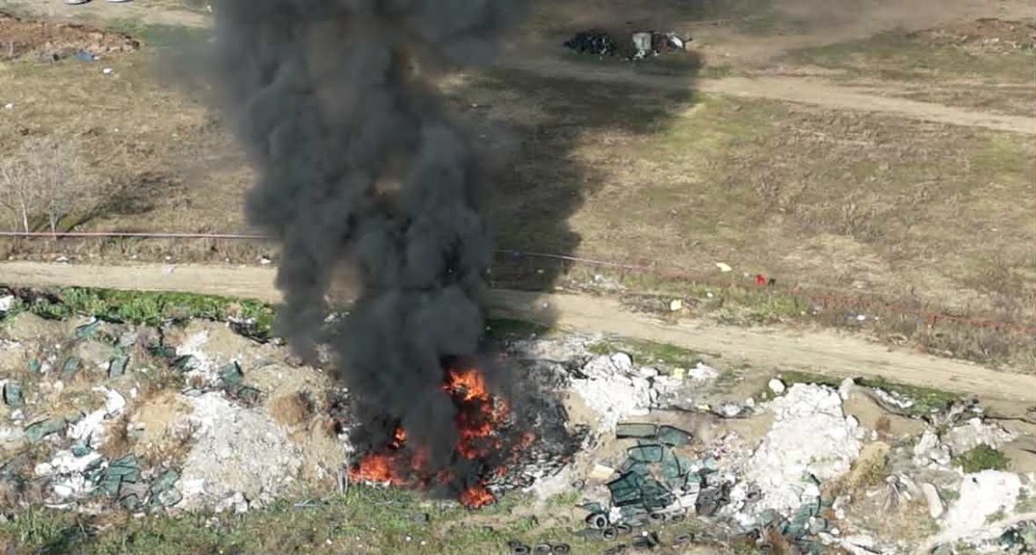 ხანძარი მარნეულში – რა ვითარებაა ადგილზე