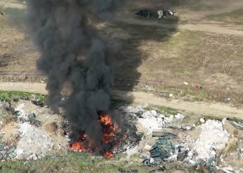 ხანძარი მარნეულში – რა ვითარებაა ადგილზე