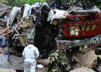 კოლუმბიაში სკოლის ავტობუსი ხევში გადავარდა, 17 ადამიანი დაიღუპა და 20 დაშავდა