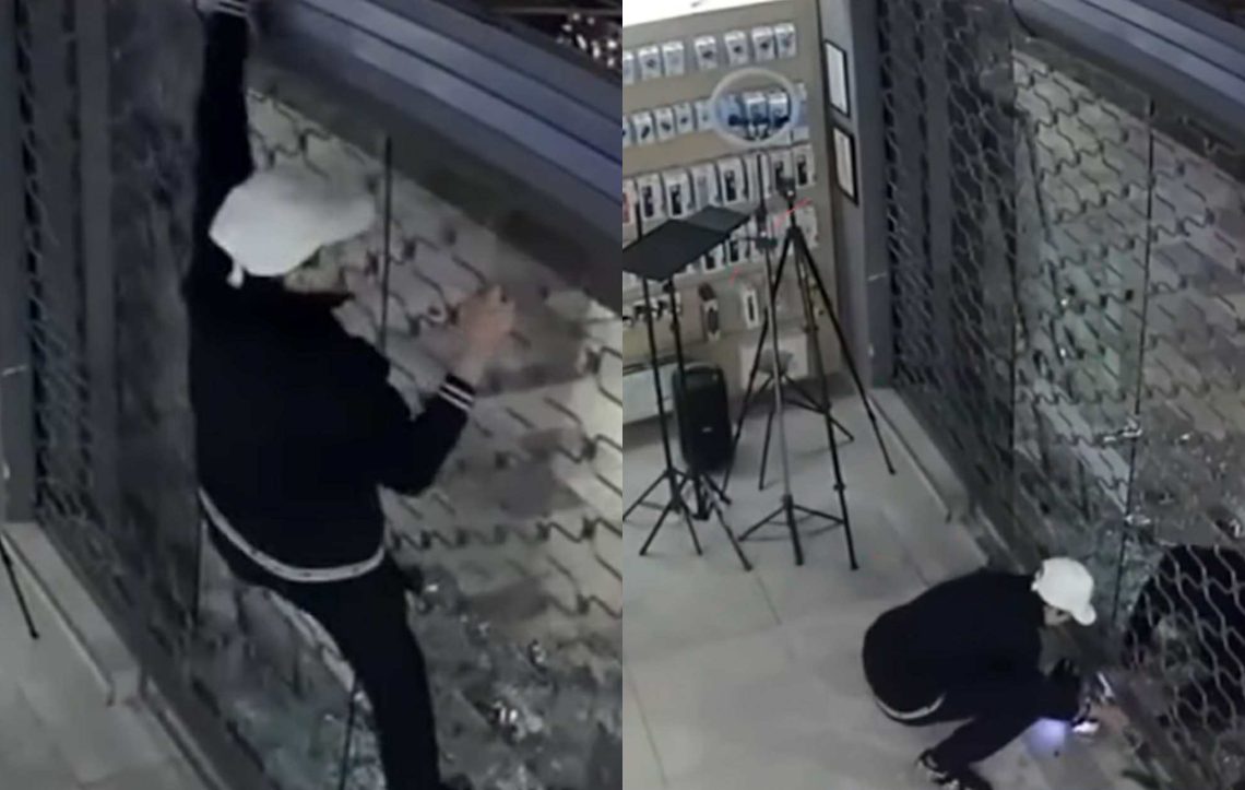 თბილისში, სავარაუდოდ არასრულწლოვნებმა ტექნიკის მაღაზია გაძარცვეს