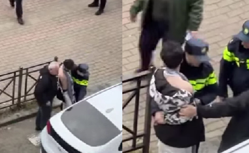 უცხო ქვეყნის მოქალაქე ერთ-ერთი სკოლის ეზოში შევარდა – კადრები ბათუმიდან