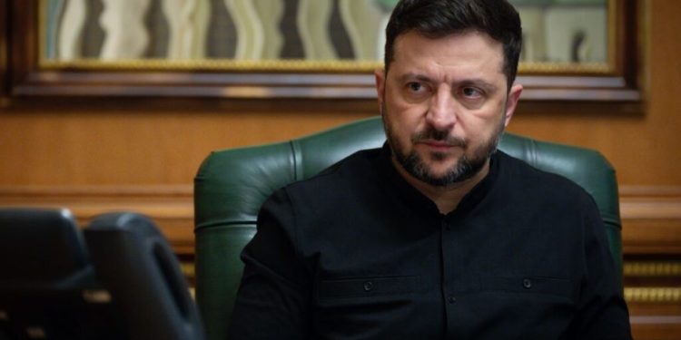 ვოლოდიმირ ზელენსკი განცხადებას ავრცელებს