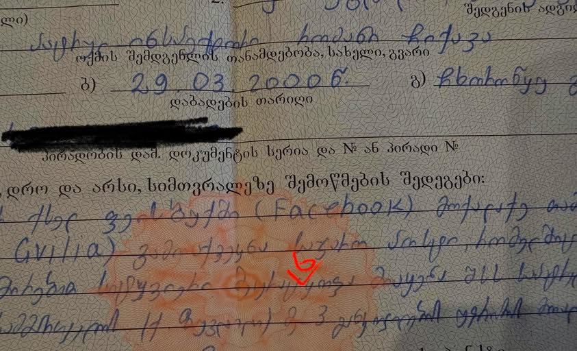 პოლიციელმა სამოქალაქო აქტივისტს ფეისბუკ პოსტის გამო უჩივლა