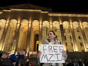 მზია ამაღლობელის გათავისუფლების მოთხოვნით მარში იმართება - "მეტრონომის" ფოტოკოლაჟი