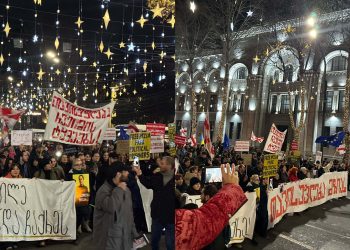 მზია ამაღლობელის გათავისუფლების მოთხოვნით მარში თავისუფლების მოედნისკენ მიემართება