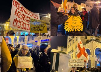 მზია ამაღლობელის გათავისუფლების მოთხოვნით მარში იმართება – “მეტრონომის” ფოტოკოლაჟი