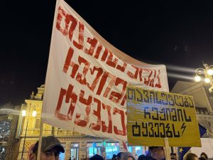 მზია ამაღლობელის გათავისუფლების მოთხოვნით მარში იმართება - "მეტრონომის" ფოტოკოლაჟი