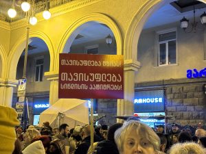 მზია ამაღლობელის გათავისუფლების მოთხოვნით მარში იმართება - "მეტრონომის" ფოტოკოლაჟი