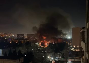 თბილისში, ლუბლიანას ქუჩაზე ხანძარი ლიკვიდირებულია