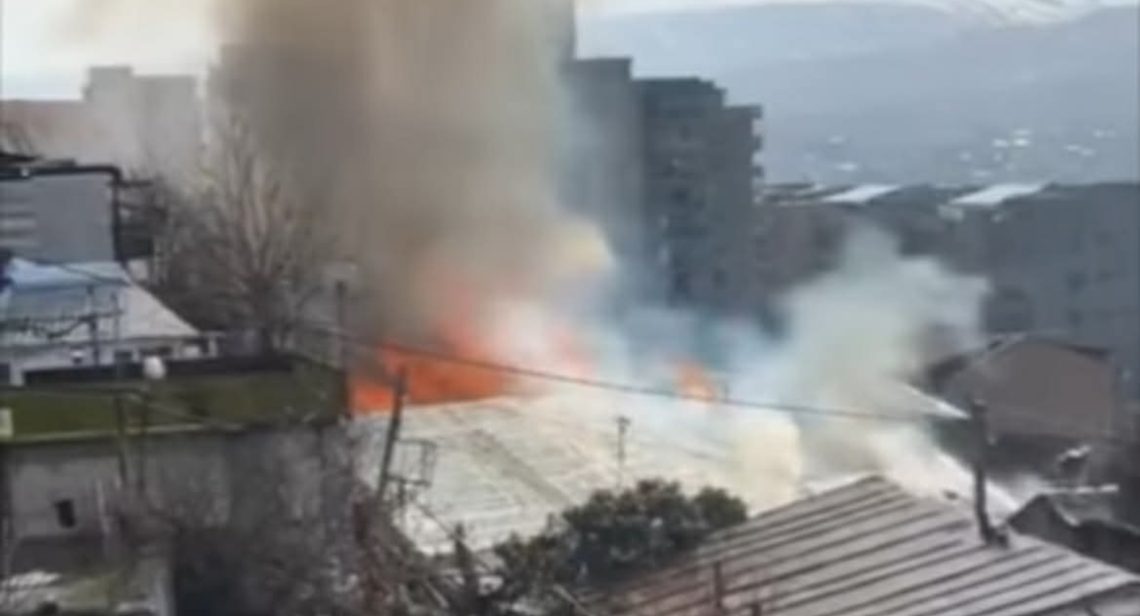 ძლიერი ხანძარი ნახალოვკაში