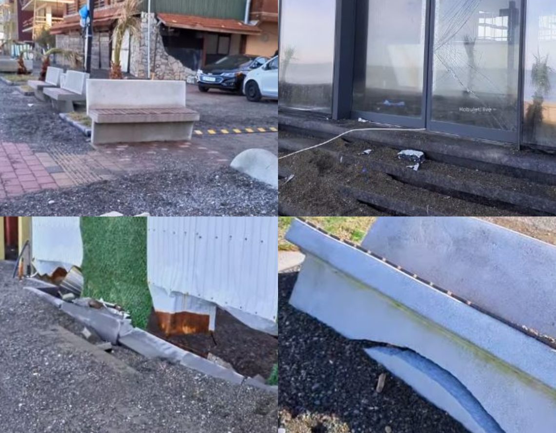 რა ვითარებაა ქობულეთში – შტორმის შედეგად