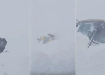 ზვავი ჩამოწვა არდაჰან-ართვინის გზატკეცილზე – თოვლის ქვეშ მოყოლილია სპეც ტექნიკა