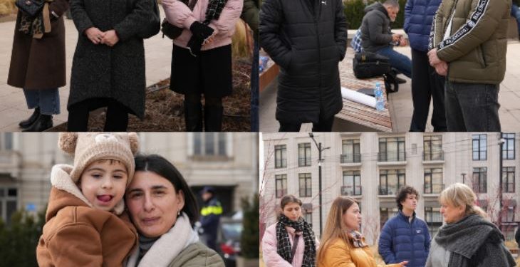 დიუშენის კუნთოვანი დისტროფიის მქონე ბავშვთა ოჯახის წევრები კანცელარიასთან იმყოფებიან მართავენ და კობახიძესთან შეხვედრას ითხოვენ