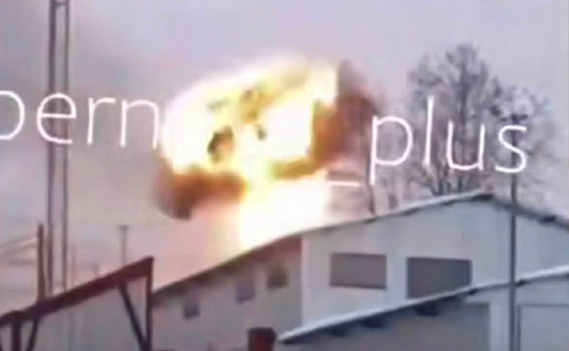 უკრაინელებმა რუსეთის ქალაქ ბელგოროდში თბოელექტროსადგური დაბომბეს