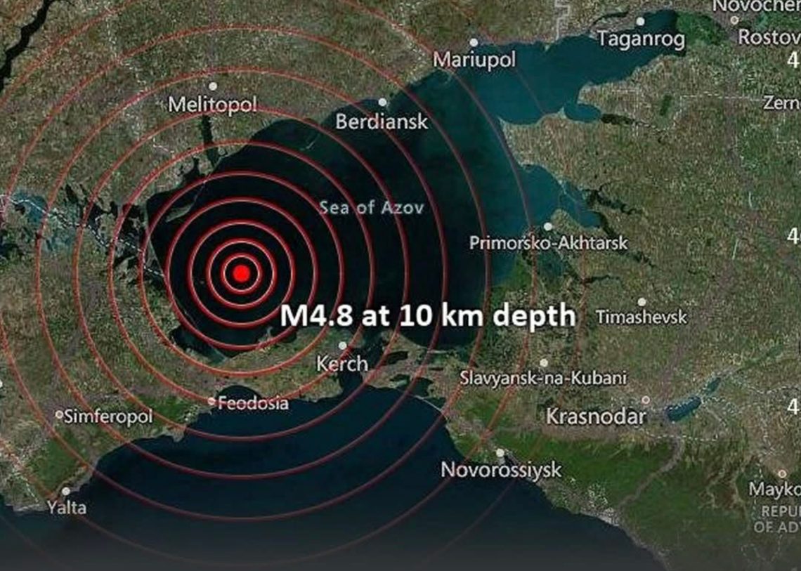 ანექსირებულ ყირიმში 4.8 მაგნიტუდის მიწისძვრა მოხდა