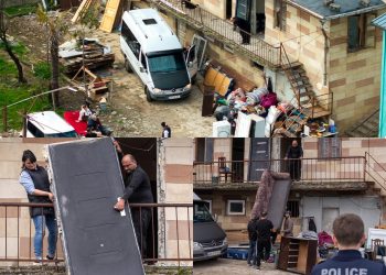 დილის 6 საათზე , ბათუმში, ბაქოს ქუჩაზე, მიტოვებული შენობებიდან  უსახლკარო ოჯახები გამოასახლეს – “აჭარა თაიმსი”