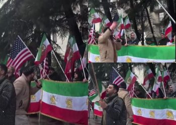 ირანის საელჩოსთან აქცია მიმდინარეობს