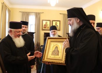 საპატრიარქო ტახტის მოსაყდრემ, სენაკისა და ჩხოროწყუს მიტროპოლიტმა შიომ საპატრიარქოში რუმინეთის მართლმადიდებელი ეკლესიის დელეგაციას მიიღო