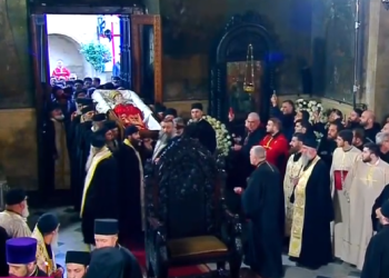 პატრიარქი ილია მეორე სიონის ტაძარში გადაასვენეს