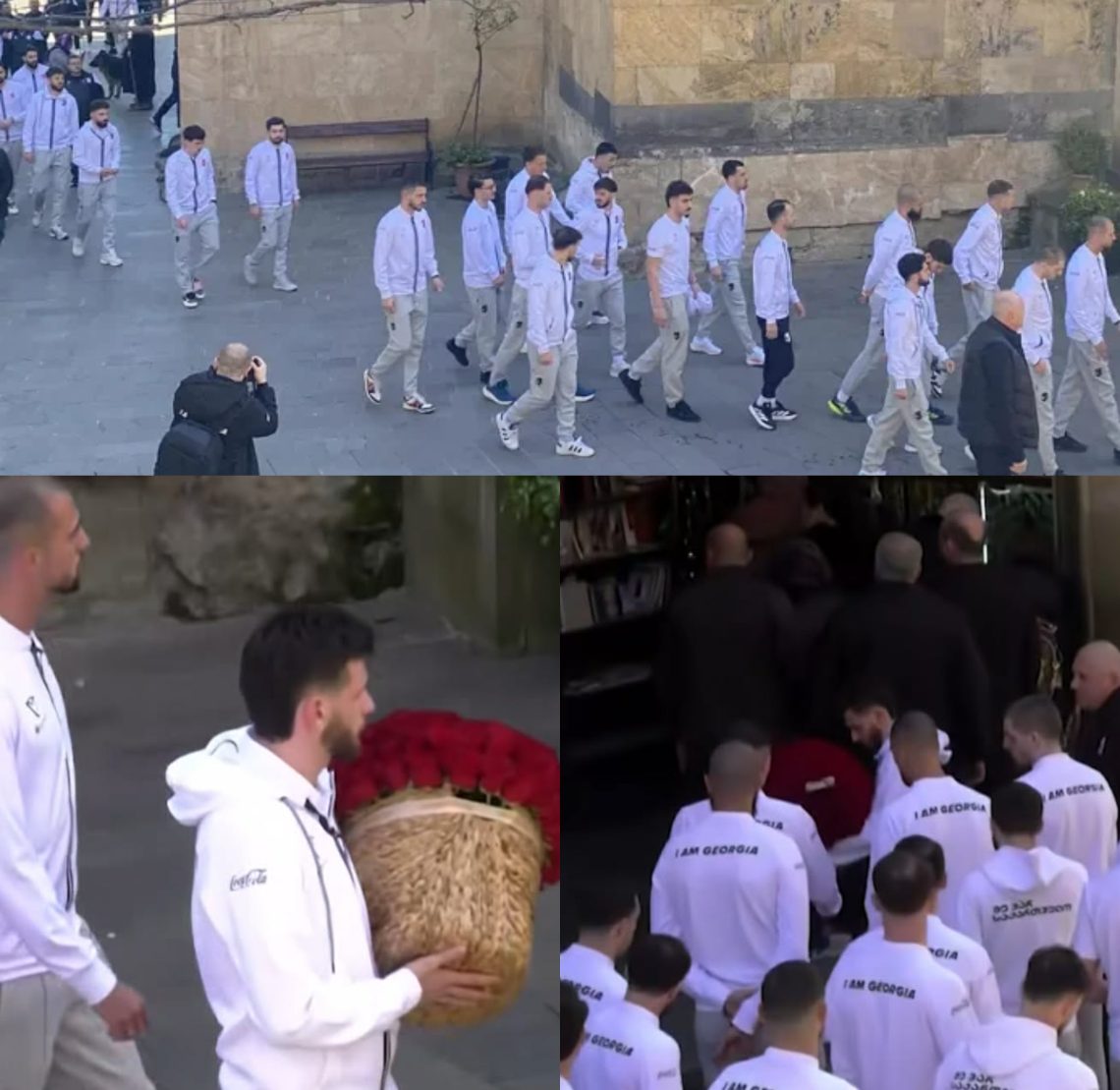 სიონის საპატრიარქო ტაძარში საქართველოს ეროვნული ნაკრების ფეხბურთელები მივიდნენ