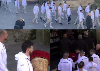 სიონის საპატრიარქო ტაძარში საქართველოს ეროვნული ნაკრების ფეხბურთელები მივიდნენ