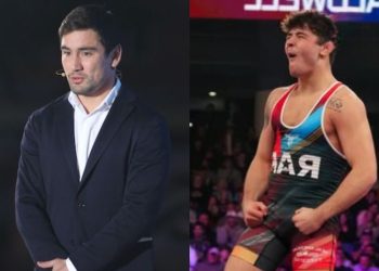 გორის ყოფილი მერი, ლადო ხინჩეგაშვილი 28 მარტს RAF-ის ღონისძიებაზე 19 წლის ამერიკელს, ბო ბასეტს ეჭიდავება