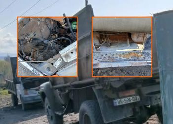 ყვარლის მუნიციპალიტეტში, სატვირთო ავტომობილებიდან აკუმულატორები მოიპარეს