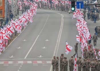 ილია მეორის პატივსაცემად სამების საკათედრო ტაძრიდან სიონის ტაძრამდე კორიდორია მოწყობილი