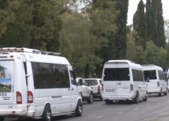 ფოთიდან თბილისის მიმართულებით სპეციალური ავტოკოლონა დაიძრა