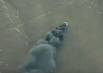 უკრაინელებმა პოკროვსკის მიმართულებით Ka-52 ტიპის რუსული ვერტმფრენი ჩამოაგდეს