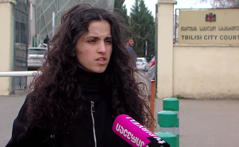 მოსამართლე დავით მაკარიძემ მეგი დიასამიძე 2-დღიან პატიმრობაში გაუშვა