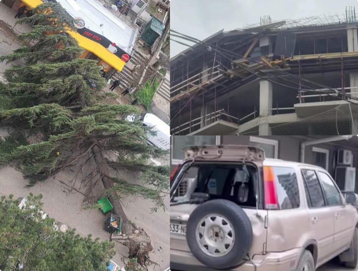 ძლიერმა ქარმა თბილისში პრობლემები შექმნა – რა ვითარებაა ქალაქში?