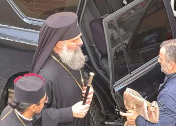 სიონის საპატრიარქო ტაძარში მეუფე შიო მივიდა