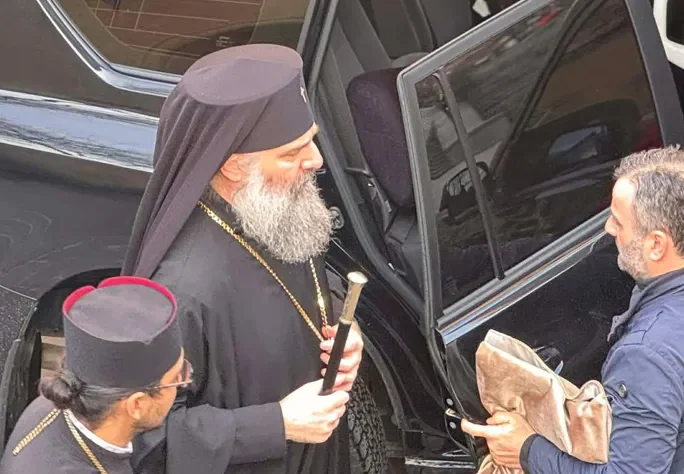 სიონის საპატრიარქო ტაძარში მეუფე შიო მივიდა