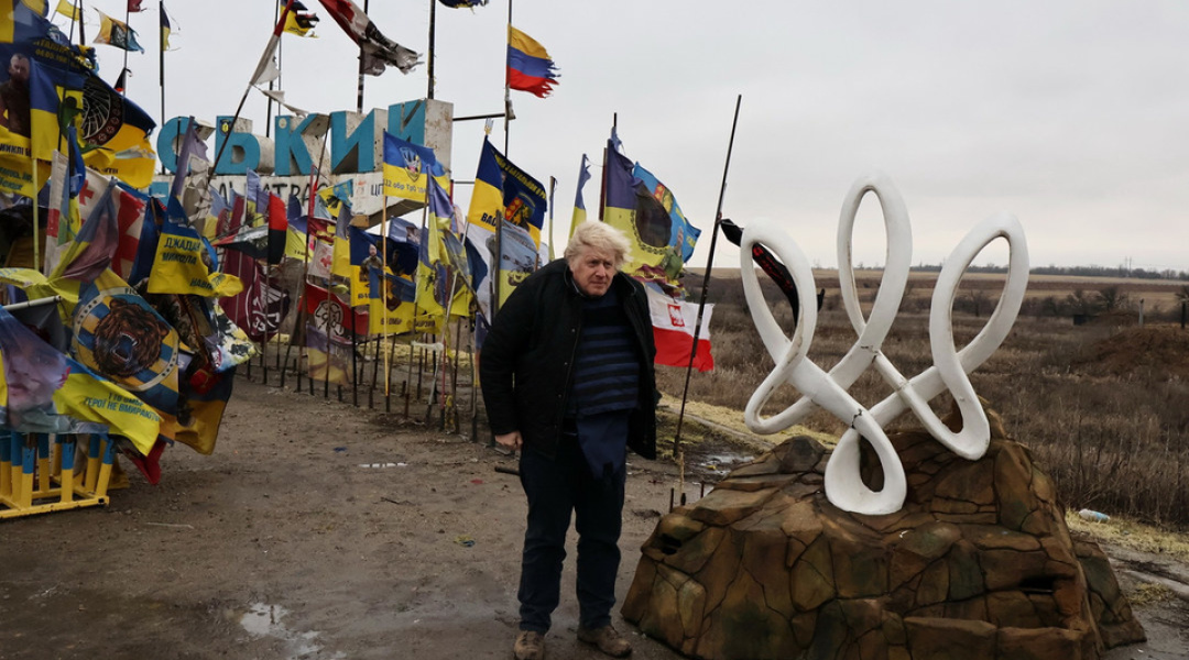 ბორის ჯონსონი უკრაინაში იმყოფებოდა