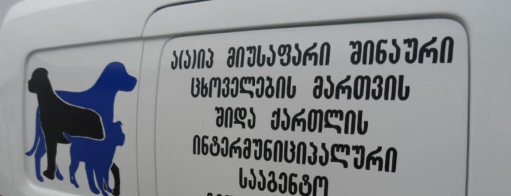 მიუსაფარი შინაური ცხოველების შიდა ქართლის სააგენტო განცხადებას ავრცელებს