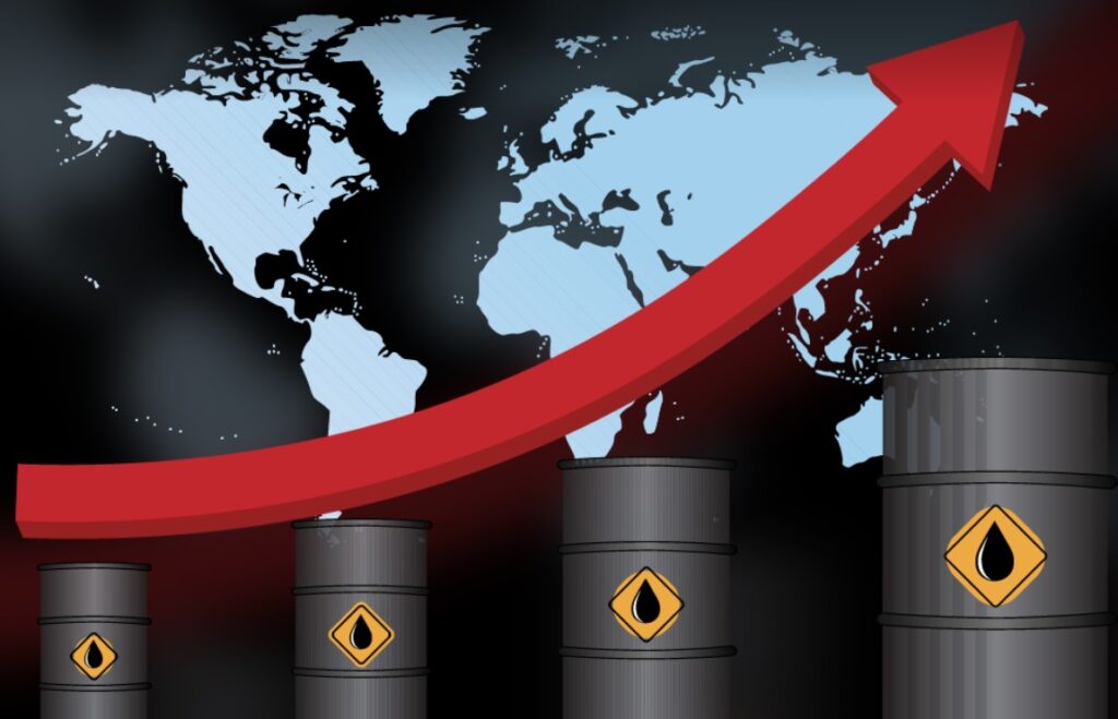 მსოფლიოში ნავთობის ფასი კვლავ იზრდება, ბრენტის მარკის ბარელი ნავთობის ფასმა 6.6 პროცენტით მოიმატა და 108 დოლარი ღირს