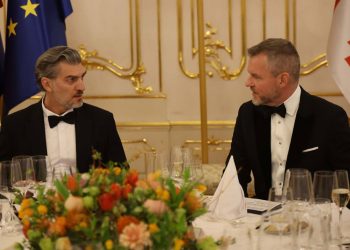 მიხეილ ყაველაშვილს სლოვაკეთის პრეზიდენტმა ოფიციალურ ვახშამზე უმასპინძლა