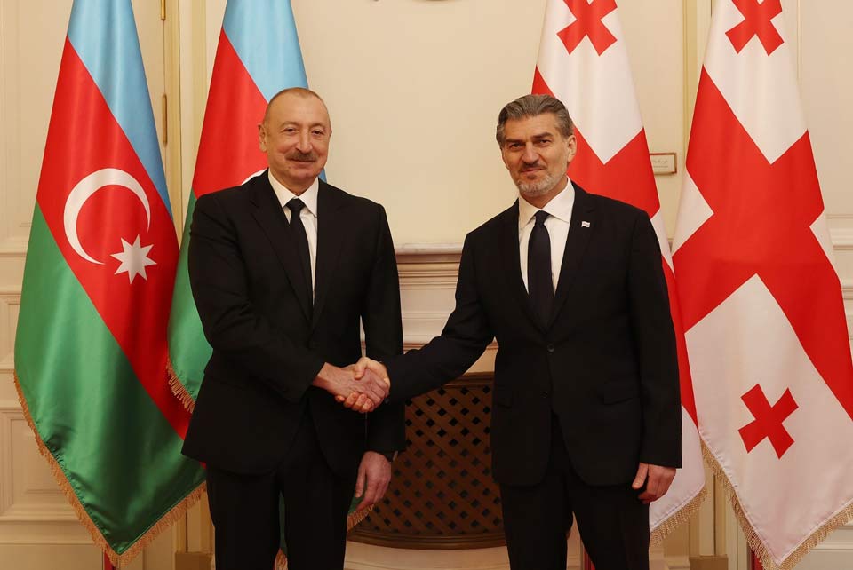 მიხეილ ყაველაშვილმა ილჰამ ალიევთან პირისპირ შეხვედრა გამართა