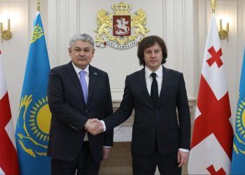 ირაკლი კობახიძე ყაზახეთის რესპუბლიკის საგარეო საქმეთა მინისტრს შეხვდა