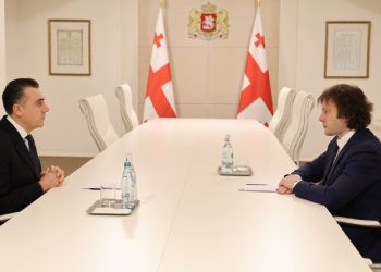 ირაკლი კობახიძე დიდ ბრიტანეთში ახლად დანიშნულ ელჩს, ილია დარჩიაშვილს შეხვდა