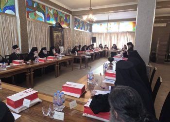 საპატრიარქო სინოდის სხდომის კადრებს ავრცელებს