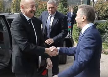 ბიძინა ივანიშვილი აზერბაიჯანის პრეზიდენტს, ილჰამ ალიევს შეხვდა