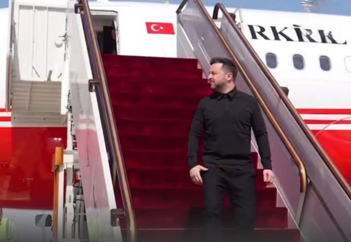 უკრაინის პრეზიდენტი, ვოლოდიმირ ზელენსკი სირიაში ჩავიდა